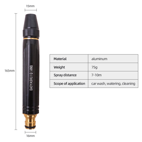 HIGH PRESSURE MULTIFUNCTION ADJUSTABLE WATER.