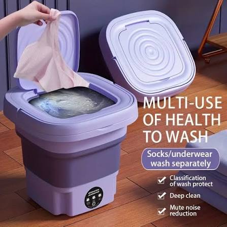 PORTABLE FOLDABLE MINI WASHING MACHINE