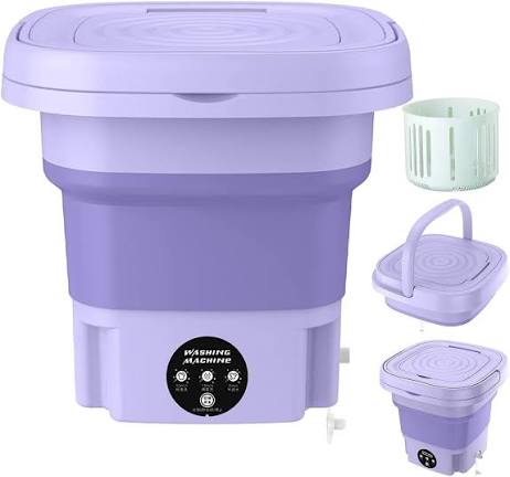 PORTABLE FOLDABLE MINI WASHING MACHINE