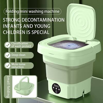 PORTABLE FOLDABLE MINI WASHING MACHINE